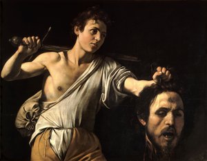 David mit dem Haupt des Goliath